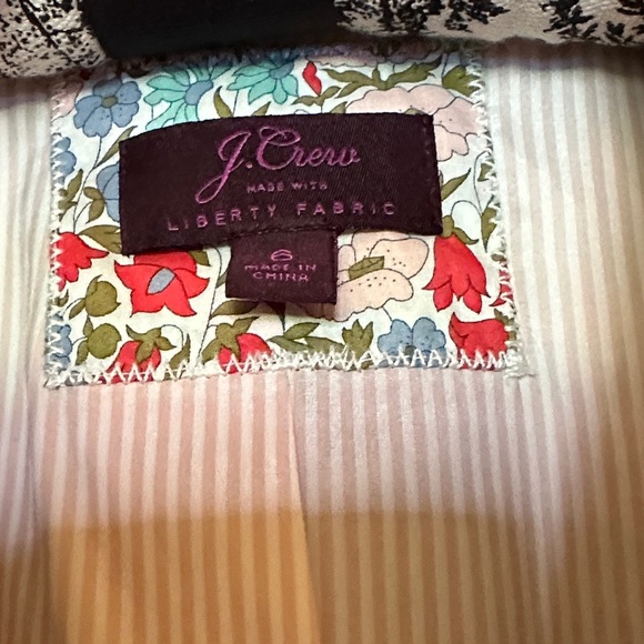J. Crew Campbell Floral Liberty One Button Blazer - Picture 2 of 5